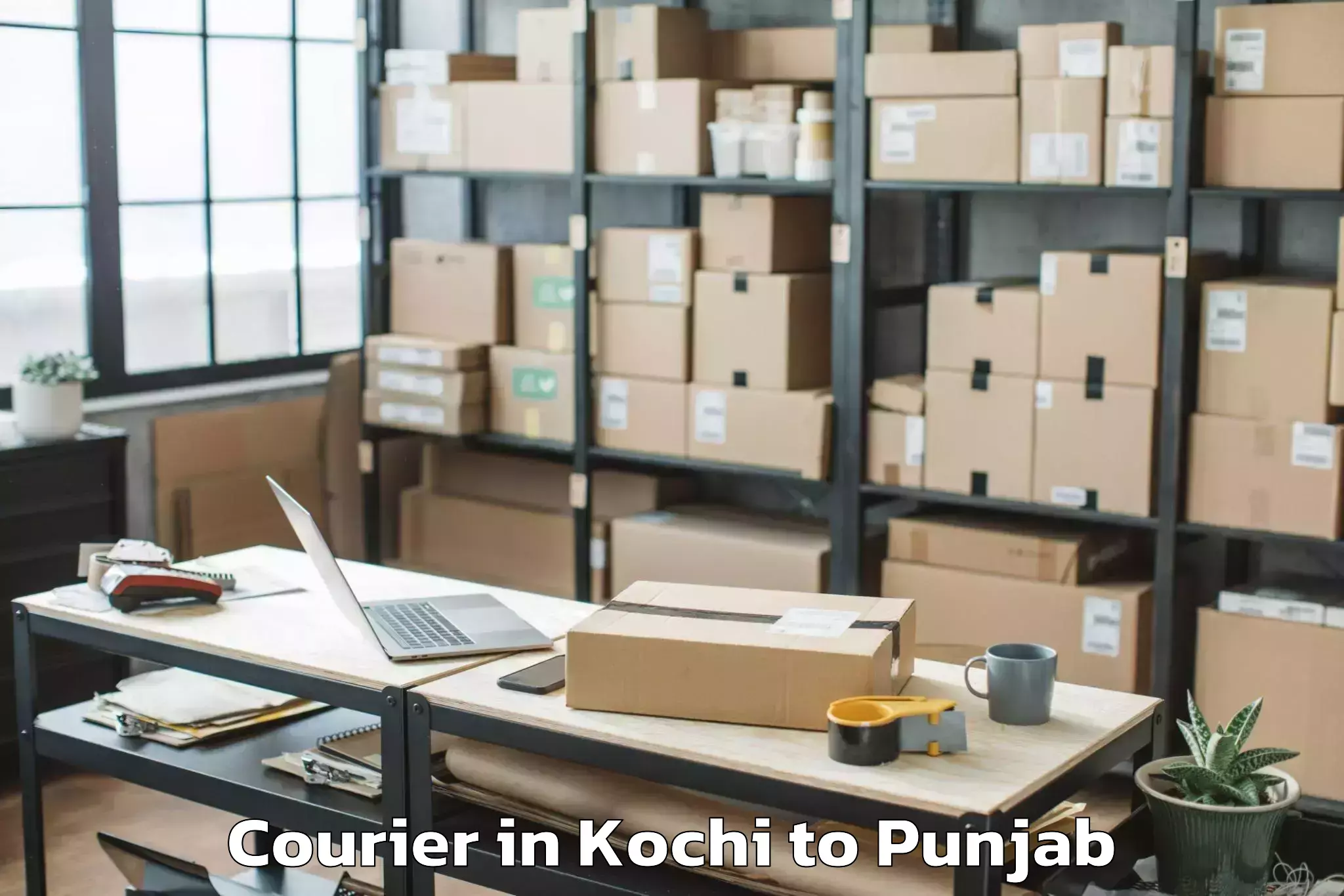 Reliable Kochi to Talwara Courier